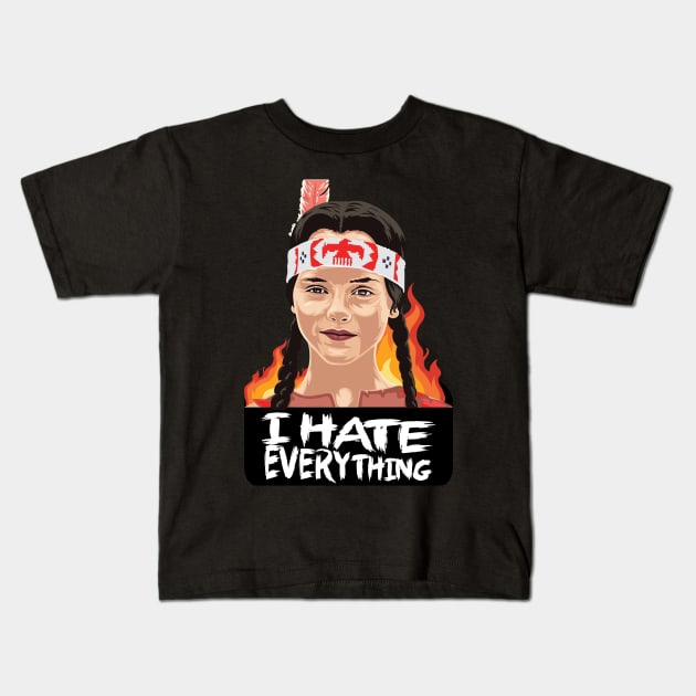 I hate everything Kids T-Shirt by Frajtgorski